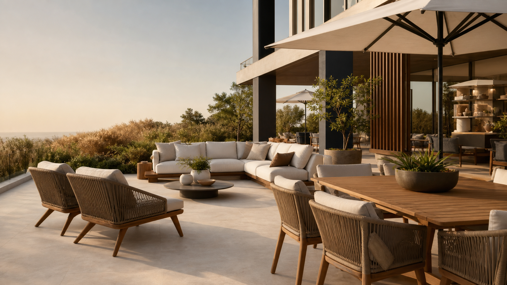Outdoor furniture and patio living